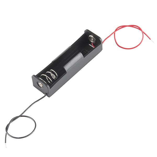 Battery Holder - 1x18650 (wire leads) - PRT-12899