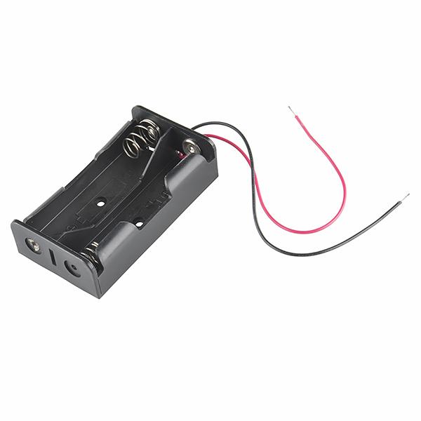 Battery Holder - 2x18650 (wire leads) - PRT-12900