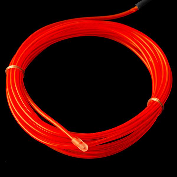 EL Wire - Red 3m (Chasing) - COM-12931