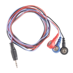 Sensor Cable - Electrode Pads (3 connector), alternate view
