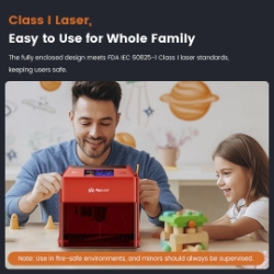 AlgoLaser Pixi Smart Laser Engraver with Smart OS - Black - AL-SLE-P10-BK