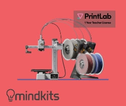 Bambu Lab A1 Mini COMBO 3D Printer + PrintLab Education Bundle - BAM-PF002-M+SA005-AU-PL