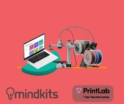 Bambu Lab A1 Mini COMBO 3D Printer + PrintLab Education Bundle - BAM-PF002-M+SA005-AU-PL