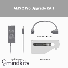 Bambu Lab AMS 2 Pro Upgrade Kit with Filament Buffer  Bambu,lab,3D printing,accessories,high flow,build,plate,vision,encoder,smoke,purifier,laser,switching,adapter,upgrade,kit