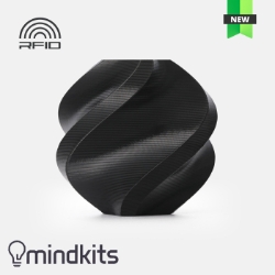Bambu Lab - PC FR (with Spool) - Black - 1KG 3D printing,Polycarbonate filament,Bambu Lab,Engineering materials,Strong filament,High-temperature filament,flame retardant,black