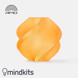 Bambu Lab PETG Translucent - Translucent Orange - Refill - 1kg bambu,lab,3d,printing,petg,translucent,orange,refill,1kg