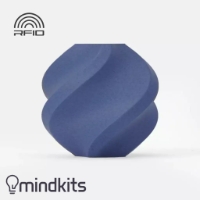 Bambu Lab - PLA-CF - Jeans Blue with Bambu Reusable Spool - 1KG