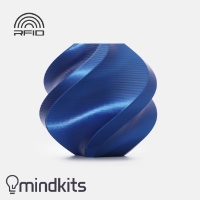 Bambu Lab - PLA Silk+ - Blue - with Bambu Reusable Spool - 1KG 3D printing filament,PLA filament,sparkling filament,Bambu Lab,blue filament,high impact strength