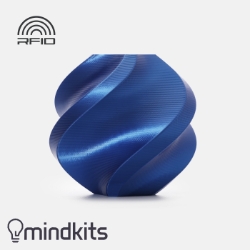 Bambu Lab - PLA Silk+ - Blue - with Bambu Reusable Spool - 1KG