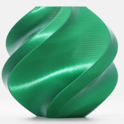Bambu Lab PLA Silk+ Candy Green filament with reusable spool NZ