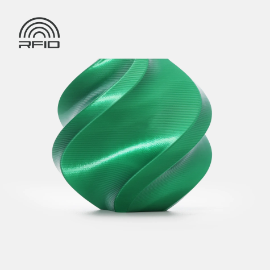 Bambu Lab - PLA Silk+ - Candy Green - with Bambu Reusable Spool - 1KG 3D printing filament,PLA filament,sparkling filament,Bambu Lab,candy greenfilament,high impact strength