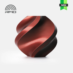 Bambu Lab - PLA Silk Dual Colour - Velvet Eclipse (Black-Red) - 1KG