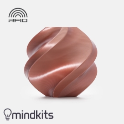 Bambu Lab - PLA Silk+ - Rose Gold - with Bambu Reusable Spool - 1KG