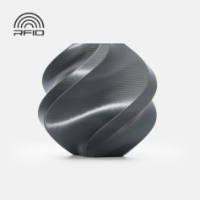 Bambu Lab - PLA Silk+ - Titan Gray - with Bambu Reusable Spool - 1KG