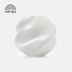Bambu Lab - PLA Silk+ - White - with Bambu Reusable Spool - 1KG