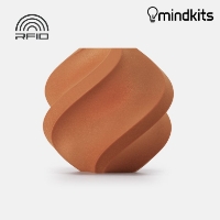 Bambu Lab PLA Wood - Clay Brown - with Bambu Reusable Spool - 1kg