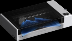 Bambu Lab R1 crossflow ventilation for cleaner laser cutting air