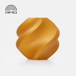 Bambu PLA Sparkle - Classic Gold Sparkle with Bambu Reusable Spool - 1KG