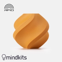 Bambu Lab PLA Wood - Ochre Yellow - with Bambu Reusable Spool