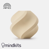 Bambu Lab PLA Wood - White Oak - with Bambu Reusable Spool 1KG 3D Printing,PLA Wood Filament,Bambu Lab,White OakColour,Reusable Spool,High Quality