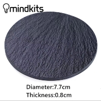 Bulk Blanks Natural Stone Slate Coaster Round 5 pcs.