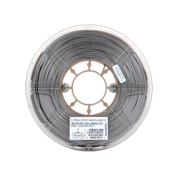 ESUN - PET filament, 1.75mm, Solid Silver, 1kg/roll - ESUN-PET175SS1