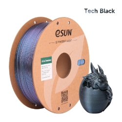 ESUN-ePLA-Chameleon filament, 1.75mm, Tech Black, 1kg/roll 3D printing filament,colour-changing filament,PLA filament,Tech Black,creative materials,eSun products