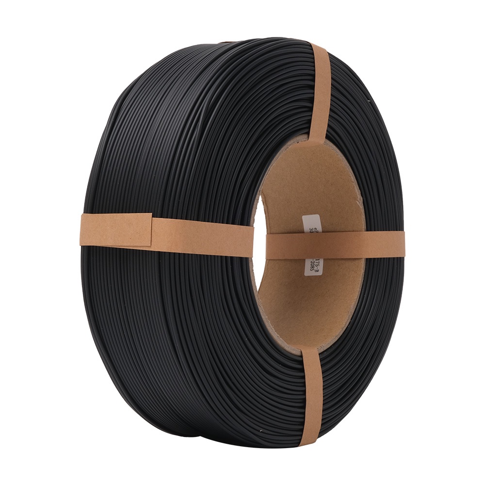 ESUN - ePLA-MatteRefill filament, 1.75mm, Deep Black, 1kg/roll, 2PCS