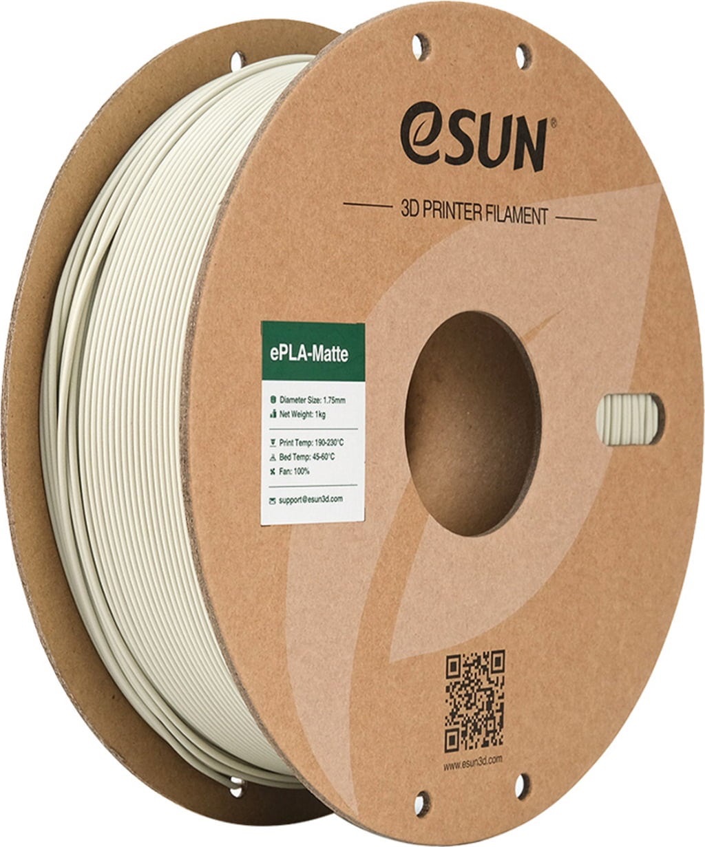 ESUN - ePLA-MatteRefill filament, 1.75mm, Light Khaki, 1kg/roll, 2PCS