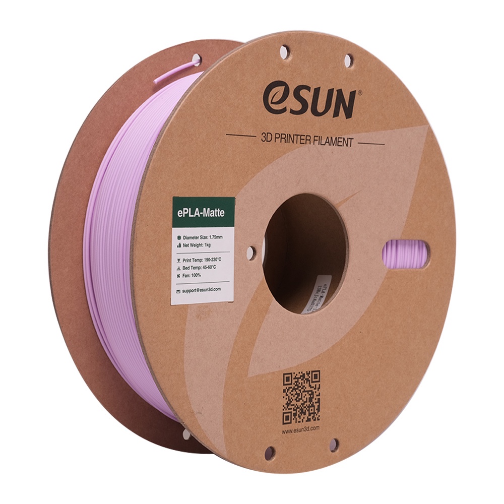 ESUN - ePLA-MatteRefill filament, 1.75mm, Lilac, 1kg/roll, 2PCS