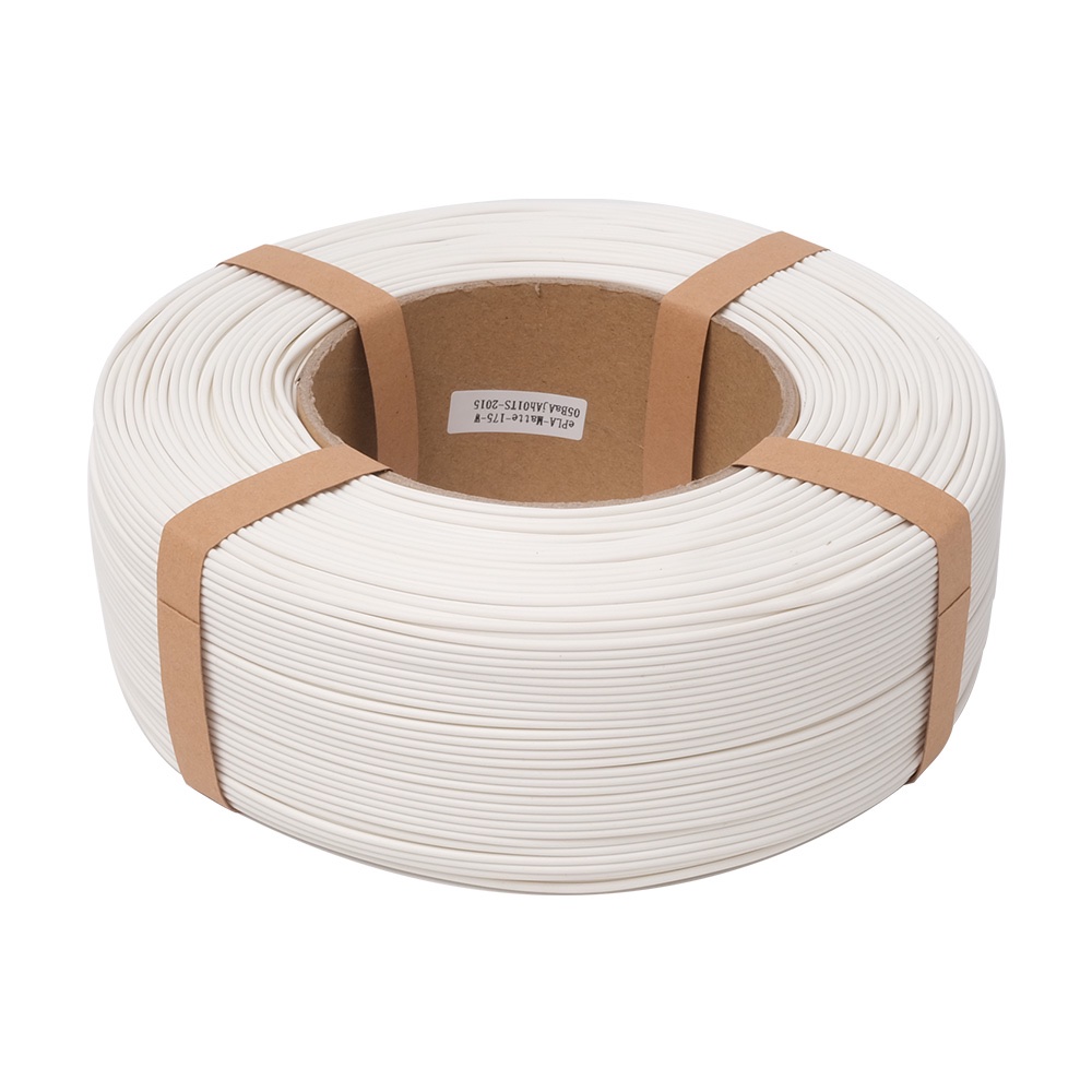 ESUN - ePLA-MatteRefill filament, 1.75mm, Milky White, 1kg/roll, 2PCS