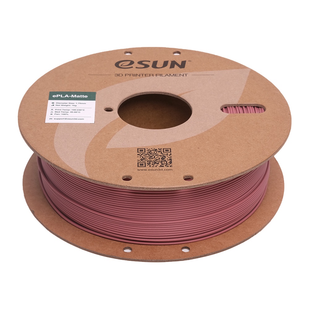 ESUN - ePLA-MatteRefill filament, 1.75mm, Morandi Purple, 1kg/roll, 2PCS