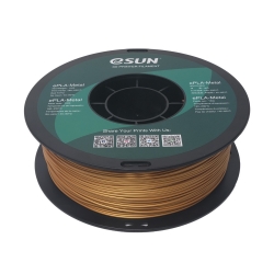 ESUN-ePLA-Metal filament, 1.75mm, Gold, 1kg/roll - eSun-ePLA-Metal-P175J1