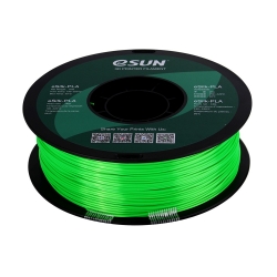 ESUN - ePLA-Silk filament, 1.75mm, Green, 1kg/roll - ESUN-EPLA-SILK-P175G1