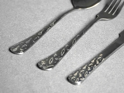 Production metal engraving example from FLUX Promark Desktop Safe+ 20W Q-Switched Fibre Laser Marker