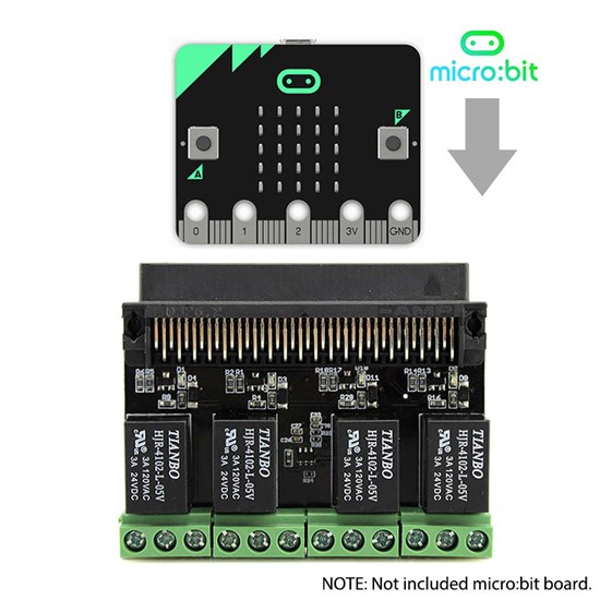 Four Channel Relay for Micro: bit - EL-DTS04012R