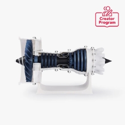 Bambu Lab Jet Engine Model Components Kit 006 - BAM-MH006