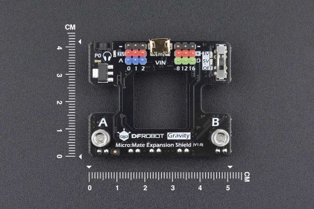 Micro:Mate - A Mini Expansion Board for micro:bit (Gravity Compatible) - DFR0518