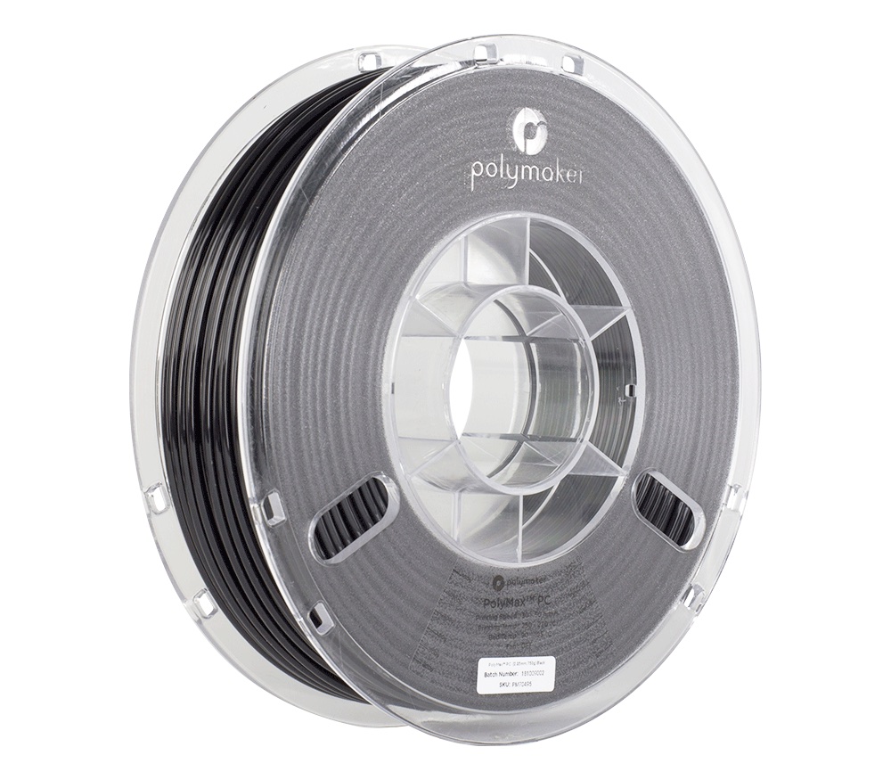PC MAX POLCARBONATE BLACK 2.85mm FILAMENT 750 grams