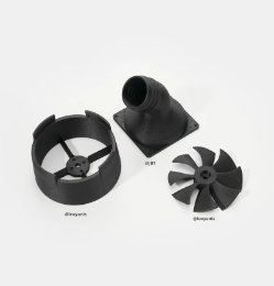 Bambu Lab - PET-CF Black (w/ Bambu Reusable Spool) - 500g - BAM-T01-K0-1.75-500-spl