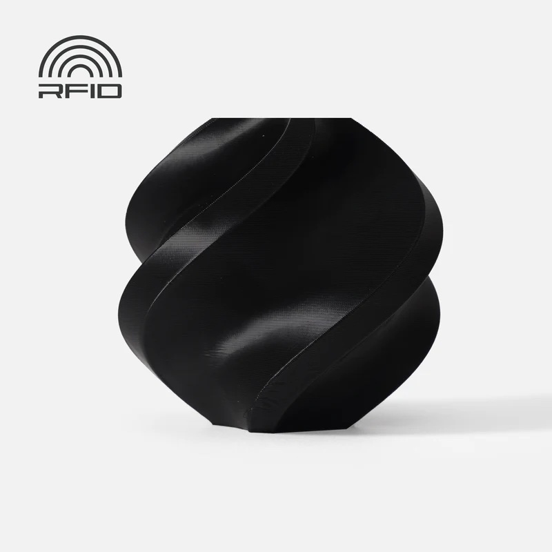 Bambu Lab - PETG HF - Black with Bambu Reusable Spool - 1KG
