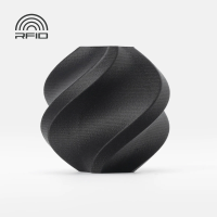 Bambu Lab - PETG-CF - Black with Bambu Reusable Spool - 1KG 3D Printing,PETG Filament,Carbon Fibre,High Strength,Functional Parts,Bambu Lab