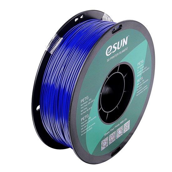 PETG filament, 1.75mm, Solid Blue, 1kg/roll - PETG175SU1
