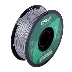 ESUN - PETG filament, 1.75mm, Solid Silver, 1kg/roll, alternate view