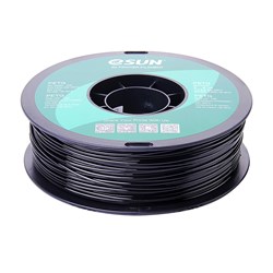 PETG filament, 2.85mm (3.0mm Compatible), Solid Black, 1kg/spool  