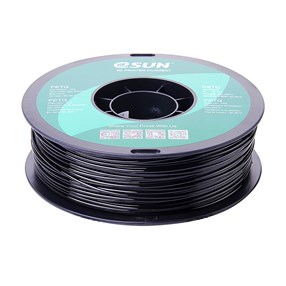 PETG filament, 2.85mm (3.0mm Compatible), Solid Black, 1kg/spool 