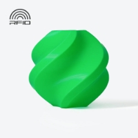 Bambu Lab - PLA Basic Bambu Green with Bambu Reusable Spool - 1KG 3D printing,PLA filament,Bambu Lab,Eco-friendly,Bambu Green,Beginner-friendly