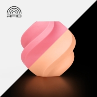 Bambu Lab - PLA Glow Pink with Bambu Reusable Spool - 1KG