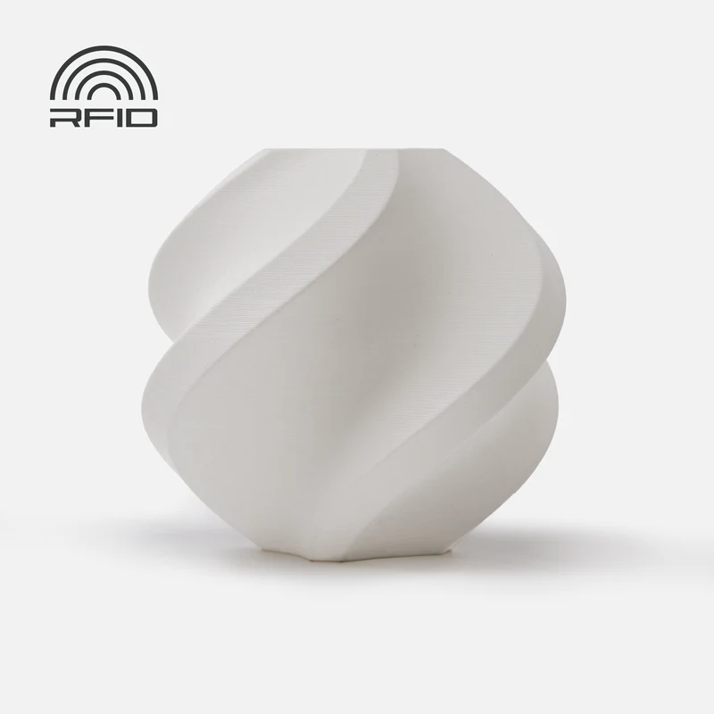 Bambu Lab - PLA Matte Ivory White with Bambu Reusable Spool - 1KG