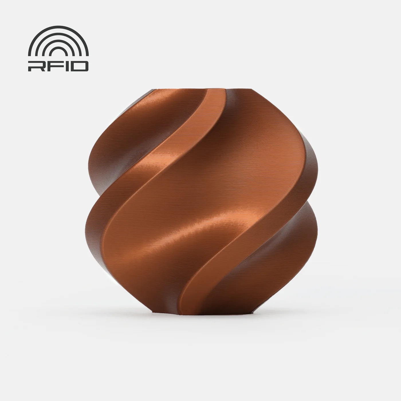 Bambu Lab - PLA Silk Copper with Bambu Reusable Spool - 1KG